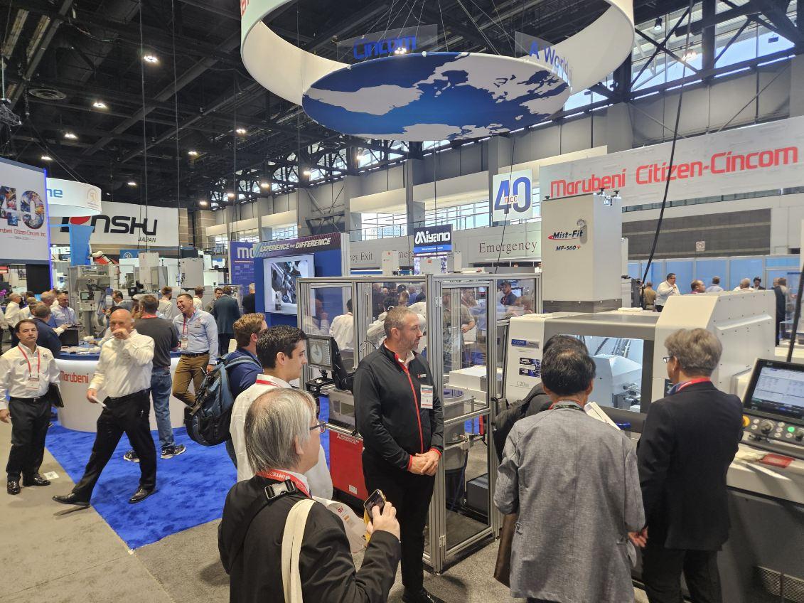 MillenniumMach1's tweet photo. We are LIVE from IMTS 2024, Day 3! Come find the Millennium team at the Marubeni Citizen Cincom booth #339419 and let's talk about transforming your processes! #IMTS2024 #IMTS #Citizenswiss https://t.co/jXmSxA5FPU