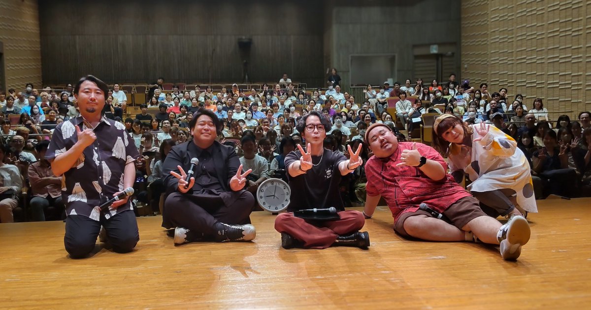 【視えてる３人の心霊トーク】
Channel恐怖史上最大規模のイベント無事終了！！
会場までお越し頂いた皆様ありがとうございました🙇
はやともさん、ヤースーさん、はやぶささん、ぁみさん、夜馬裕さんお疲れ様でした！観客動員も最大ですが、この豪華な顔ぶれも最高最恐👻配信アーカイブで是非ご覧あれ