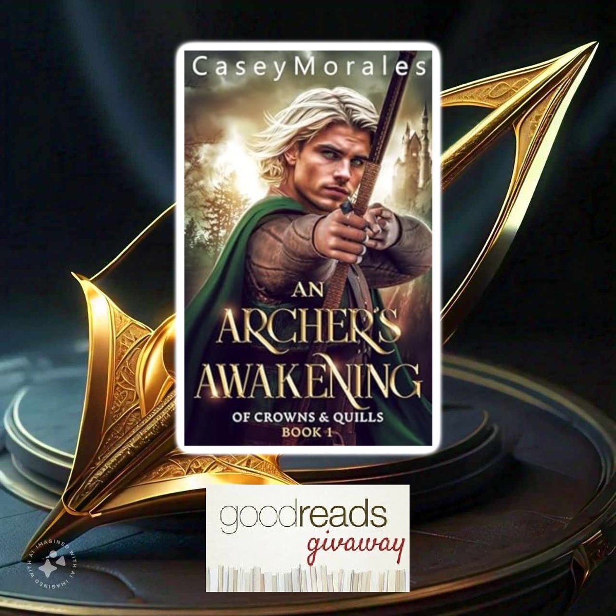 AuthorCaseyM's tweet photo. We are giving away 50 copies of the 2024 Global Book Awards' Gold Medal winner, An Archer's Awakening, book one in the Of Crowns &amp; Quills series.
How to enter: https://t.co/9bn3aV5Bir
#goodreadsgiveaway #GiveawayAlert #caseymorales https://t.co/7pjO74B7qg