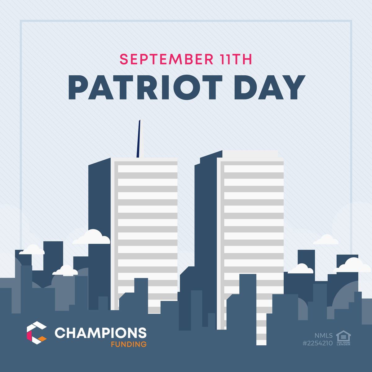 ChampsTPO's tweet photo. Today, we honor the resilience and strength of our nation. We remember and pay tribute to those we lost on 9/11. We will never forget. https://t.co/gU0l1d9EBV