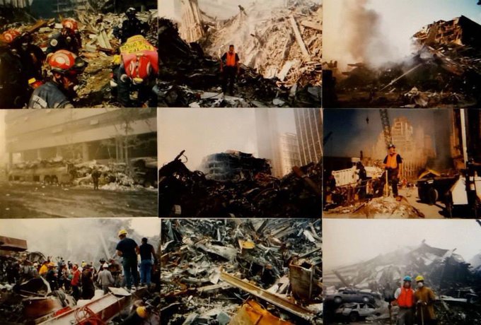 On the front lines at Ground Zero, 9/11. #NeverForget https://t.co/3JEBQPydIE<a href="/tag/neverforget"class="tags">#NeverForget</a>