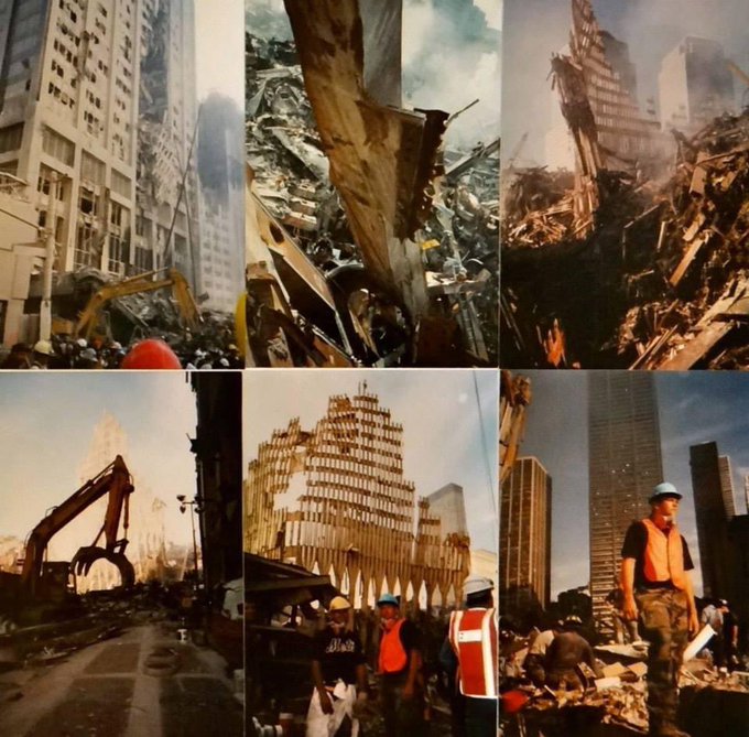 On the front lines at Ground Zero, 9/11. #NeverForget https://t.co/3JEBQPydIE<a href="/tag/neverforget"class="tags">#NeverForget</a>