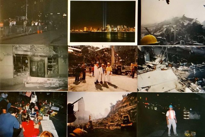 On the front lines at Ground Zero, 9/11. #NeverForget https://t.co/3JEBQPydIE<a href="/tag/neverforget"class="tags">#NeverForget</a>