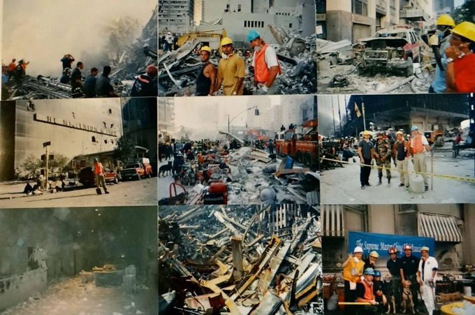 On the front lines at Ground Zero, 9/11. #NeverForget https://t.co/3JEBQPydIE<a href="/tag/neverforget"class="tags">#NeverForget</a>