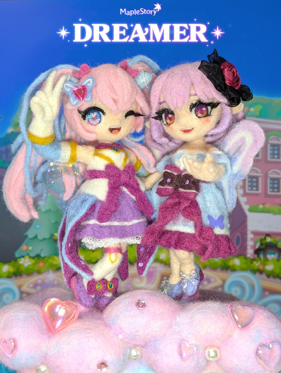 KURUMI___ACNH's tweet photo. 羊毛フェルト27作品目🐏

DREAMER🦄✨️
エンジェリックバスター&amp;ルシードのステージ

#メイプルストーリー
#メイプルストーリークリエイターズ https://t.co/3uEPnz6aYb