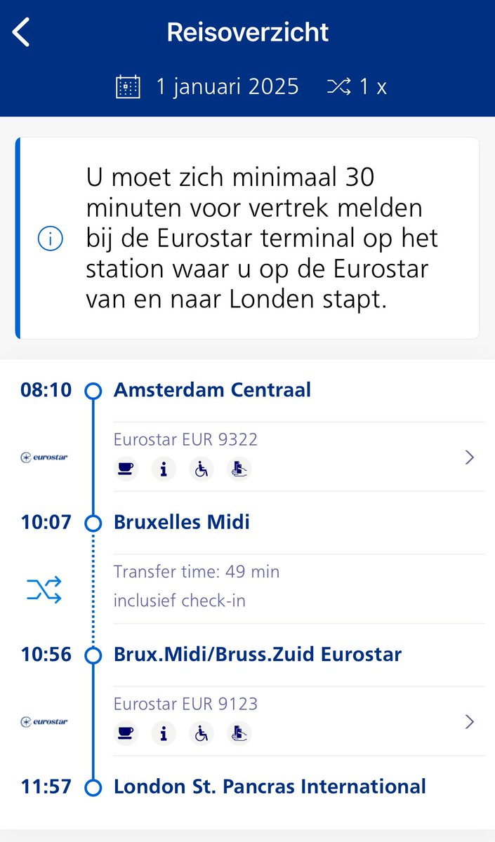 elsbethdekker's tweet photo. @JoelleB93 De verbinding met Eurostar is wel al te boeken. Dat is geen optie? https://t.co/Ig52jzfROA