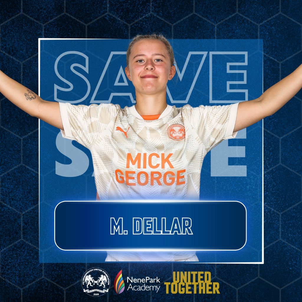 Great stop by Dellar as she tips a goal bound effort from the edge of the box onto the bar! 

🔵 1-1 🎩

#pufc