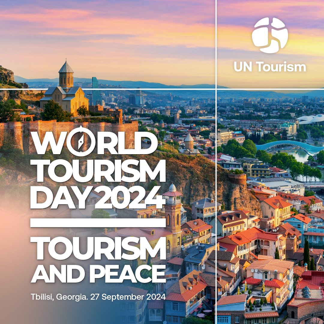 This #WorldTourismDay, we’re turning travel into a force for peace! 🌍

🤝 Join us in Tbilisi, Georgia, as we explore how tourism can unite cultures, break down barriers, and pave the way for a brighter, more peaceful world.