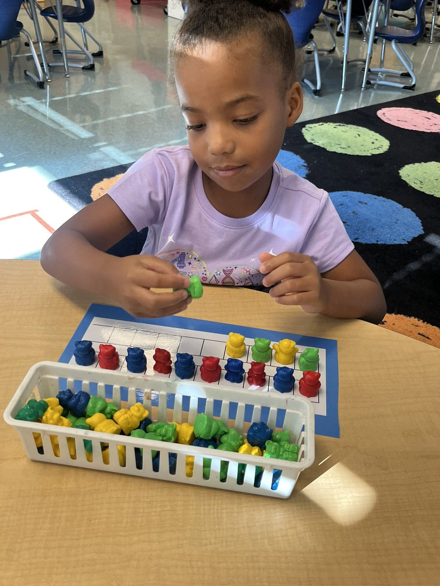 These little mathematicians had so much fun with patterns this morning! Building fine motor skills, challenging our minds, and recognizing math in the world around us! <a href="/GBPESMath/">GBPES Math</a> <a href="/AACountySchools/">AACPS</a> #belonggrowsucceed