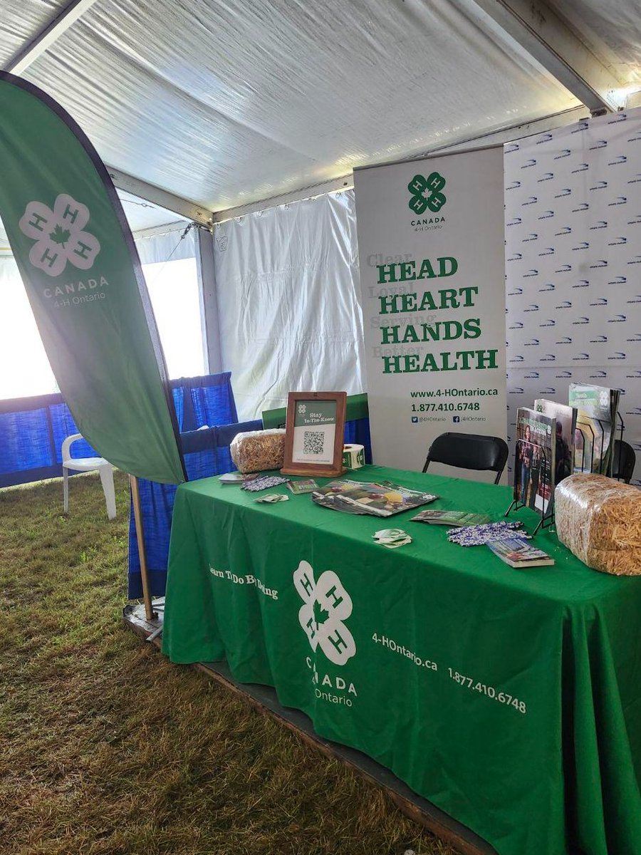 4-H Ontario (@4hontario) on Twitter photo Day 2 of <a href="/outdoorfarmshow/">Canada's Outdoor Farm Show</a> is here and so is the 4-H Ontario booth! ! π Come by to chat with us about all things 4-H. We're ready to greet you with info, resources and a smile! π Day 2 of <a href="/outdoorfarmshow/">Canada's Outdoor Farm Show</a> is here and so is the 4-H Ontario booth! ! π Come by to chat with us about all things 4-H. We're ready to greet you with info, resources and a smile! π