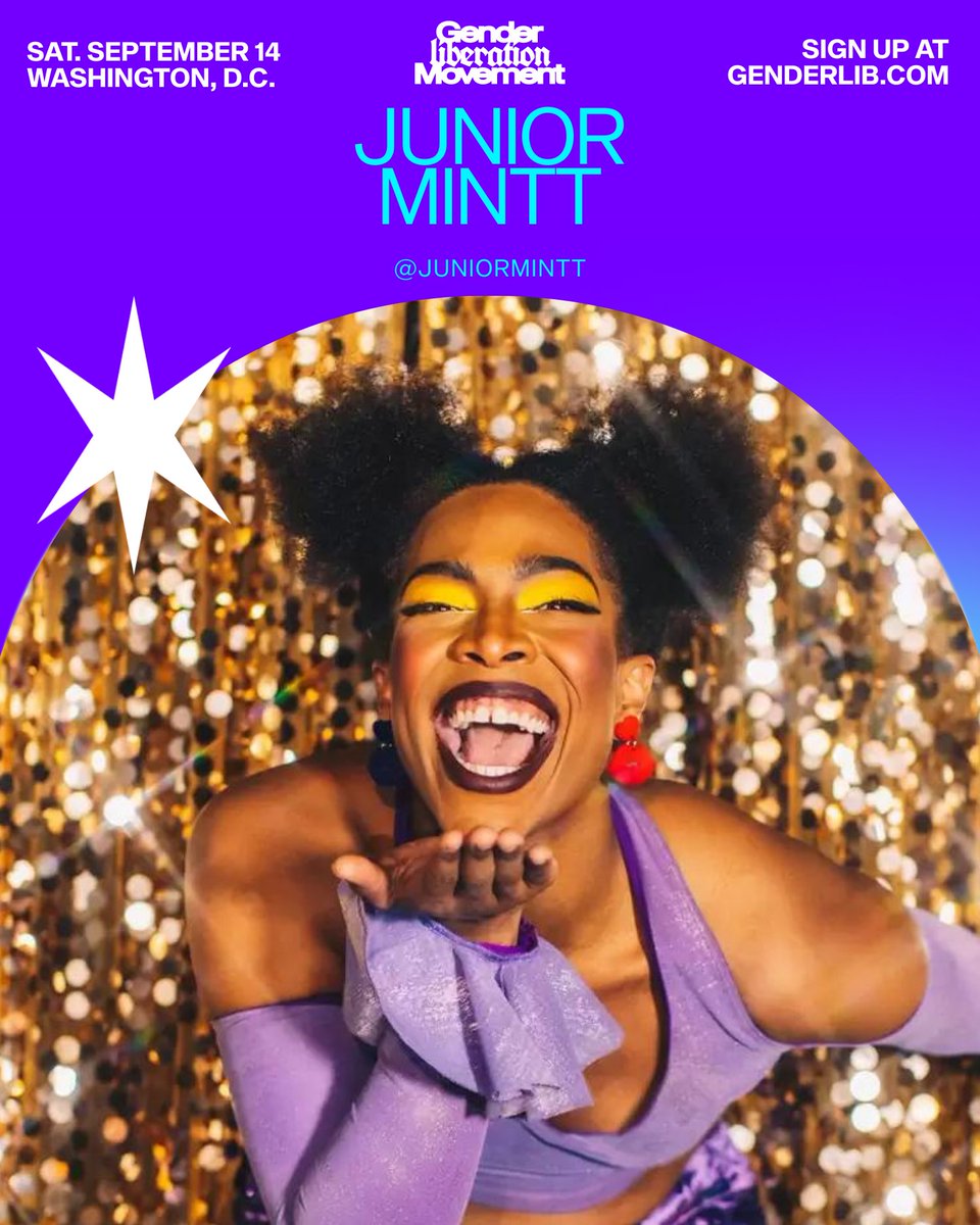 genderlib4all's tweet photo. Get ready for these icons coming to the #GenderLiberation March THIS SAT, 9/14 in DC! We’re rallying for a future where we are free of the limits of gendered expectations and can make our own choices about our bodies and identities.

JOIN THE MOVEMENT  ➡️ https://t.co/iKZ8SXoFmN https://t.co/Is07XVAt9t