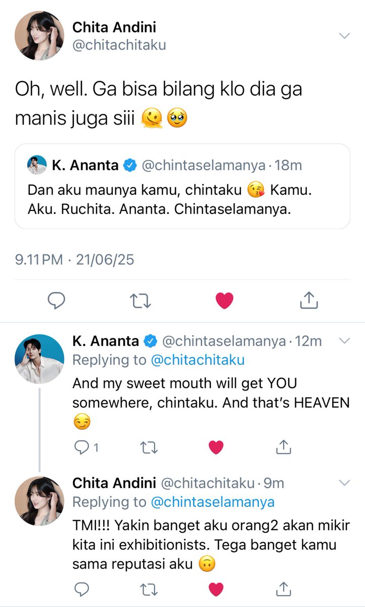 seriesfreak's tweet photo. Exhibitionist 🙃

#onceuponawedding #chinta https://t.co/x4LKIxCgfL