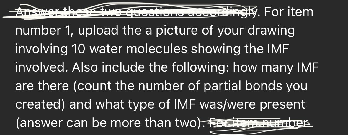 LF COMMISSIONER 
DUE IN 10pm TODAY RN !! 
GEN CHEM 12 
YUNG QUESTION NASA PIC NA PO
FIXED PRICE IS 100php!!