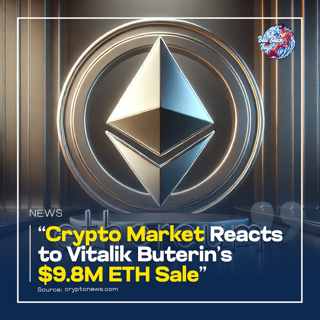 Vitalik Buterin sold $9.8M worth of ETH recently, sparking discussions in the crypto community about market impact and his ongoing involvement with Ethereum. The sale raised questions about $ETH's future price movements.
.
#Ethereum #VitalikButerin #CryptoNews #ETH #CryptoMarket