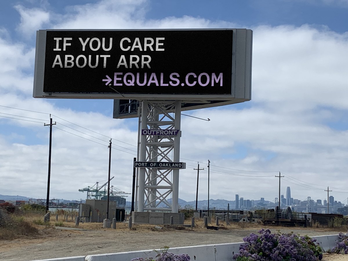 If you're on your way to or from SaaStr this week, or Dreamforce next...

Keep an eye out on the 101 and Bay Bridge for these good looking advertisements.