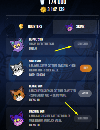 xsnusik's tweet photo. @CatapGame why has the cat's skin changed to the standard one and there is no way to change it back? https://t.co/Re0mn6Pisc