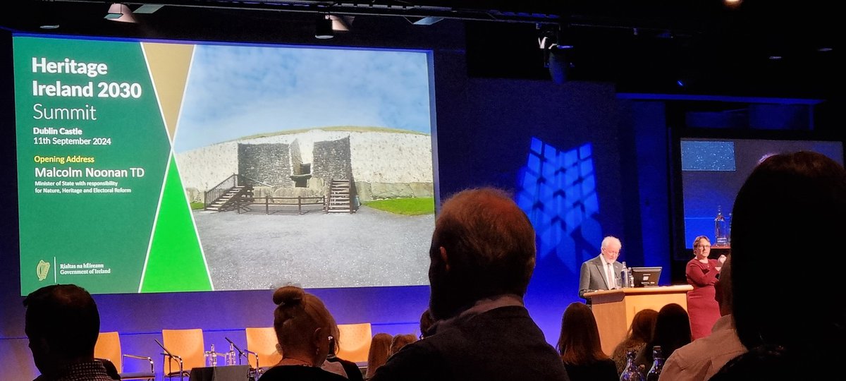 DS_tone's tweet photo. Heritage Ireland 2030 Summit, Dublin Castle.
 @dublincastleOPW @noonan_malcolm @NationalMons @HeritageHubIRE #archaeology #Heritage https://t.co/AUUOPhH45U