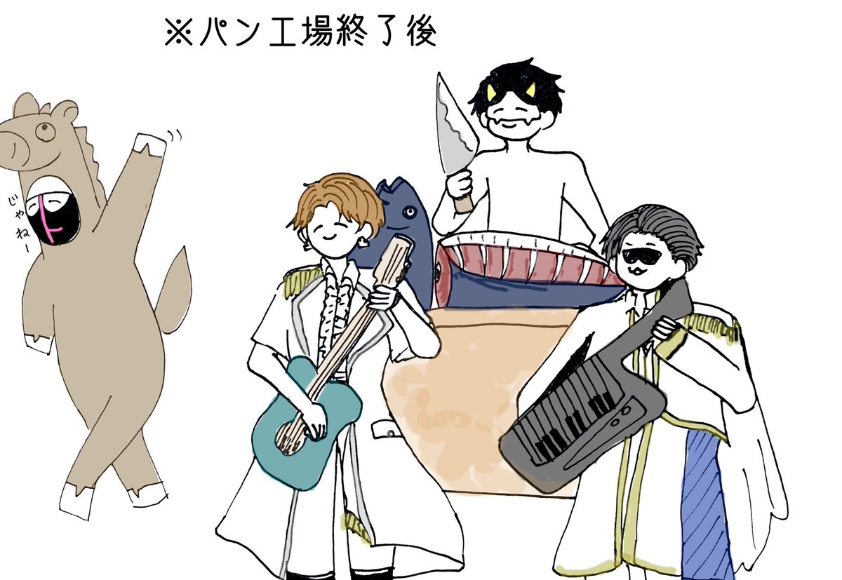 OKKI_LOID's tweet image. 武道館ライブ振り返って、パン工場後にえおえおさんがハケたにも関わらずずっと居たマグロを思い出してまだ面白い🐟

#MSSP15th
#MSSP武道館
#MSSPアート