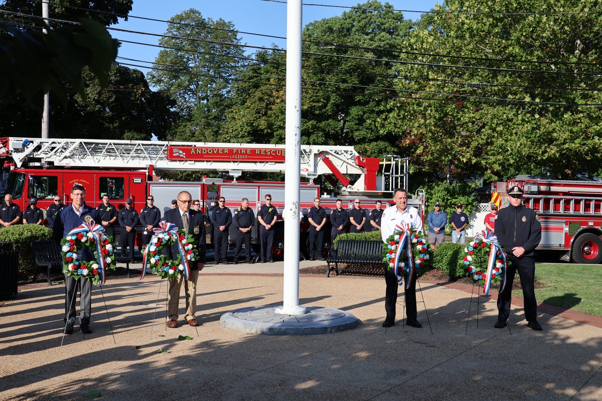 Never forget.
This morning, the Andover community came together to honor the memory of those we lost on September 11, 2001.