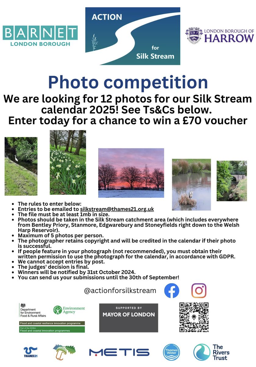 #ActionForSilkstream #SilkStream #Thames21 #Barnet