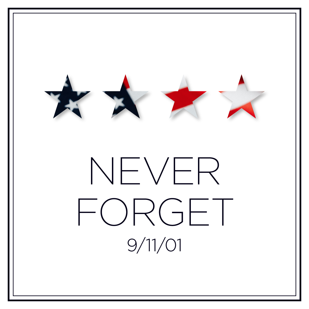 Today, we remember the victims, their families, and the brave first responders during the 9/11 attacks 23 years ago. We will #neverforget.