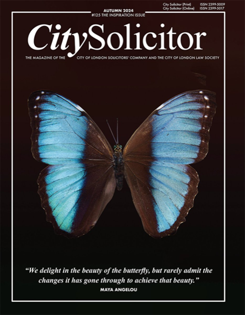 Out now!  The CitySolicitor Magazine Autumn 2024 "Inspiration" Edition.  Read online at: issuu.com/benham/docs/ci…