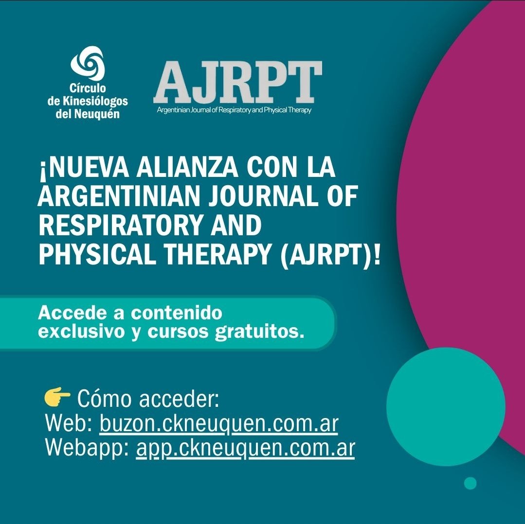 🚀Estamos felics de anunciar otra nueva alianza, se sumó el Círculo de Kinesiológos de Neuquén a la AJRPT🎉🎉
A partir de ahora, sus socios podrán acceder a todo nuestro contenido de forma gratuita desde la app y la web del círculo. 📊
Sumate a la AJRPT📈