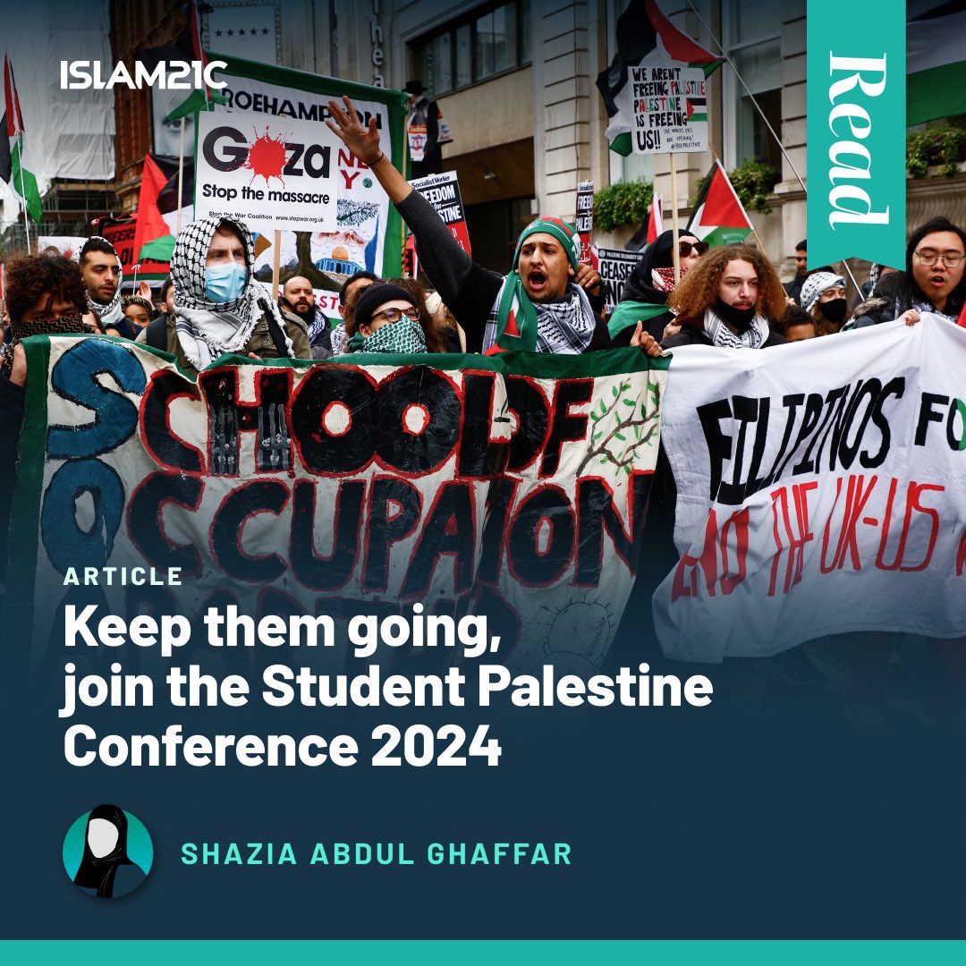 Islam21c's tweet photo. Urgent: this Saturday, 14th September, the Reviving Activism on Campus conference, organised by MS4P and ASAP, will take place in London.
 
The conference will feature an impressive line-up of speakers, including Leanne Mohamad, Dr. Yahya Abu-Seido, and Muhammad Rabbani.
 
This is an event not to be missed for any Muslim student passionate about making a difference in the fight for Palestinian rights. Show up to support the movement. 

📍Wembley, HA0 1HD
🗓️ Sat 14 Sep 2024 
🕘 09:00-18:15 BST

https://t.co/wnXdjd0nUo