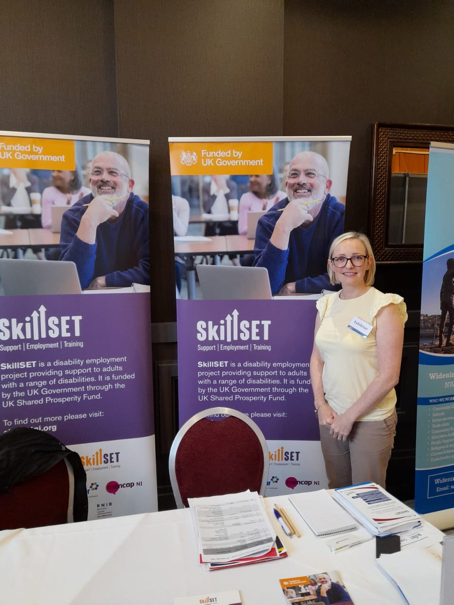 Employment officers Patricia from Cedar and Dawn from Orchardville were at the Department for Communities Job Fair this week, sharing about our SkillSET programme.
If you would like to find out about how our charities can support you into employment, get in touch!