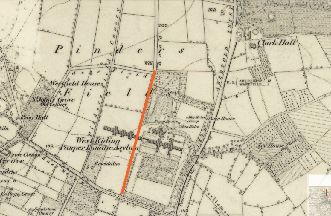 MHMwakefield's tweet photo. #MHM50 week 39: Corpse Way protests. A path through the #WRPLA site was used by the local community to take their dead for burial at All Saints graveyard. On 25 Sep 1831 30 policemen tried to prevent 2000 locals using the path. Ringleaders of the protest were charged with rioting https://t.co/npldoeDyBC
