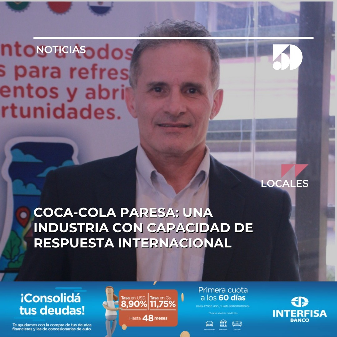 5DiasPy's tweet photo. 🍾 Coca-Cola

Coca-Cola Paresa continúa destacándose por su contribución al desarrollo socioeconómico del país y su capacidad de respuesta internacional.

🔹Nota completa 🔗 https://t.co/5ZPN9edDYS 

#CocaColaParesa #IndustriaPY #EconomíaParaguaya #5Días #Pasionporlosnegocios https://t.co/xkJbAcfkje
