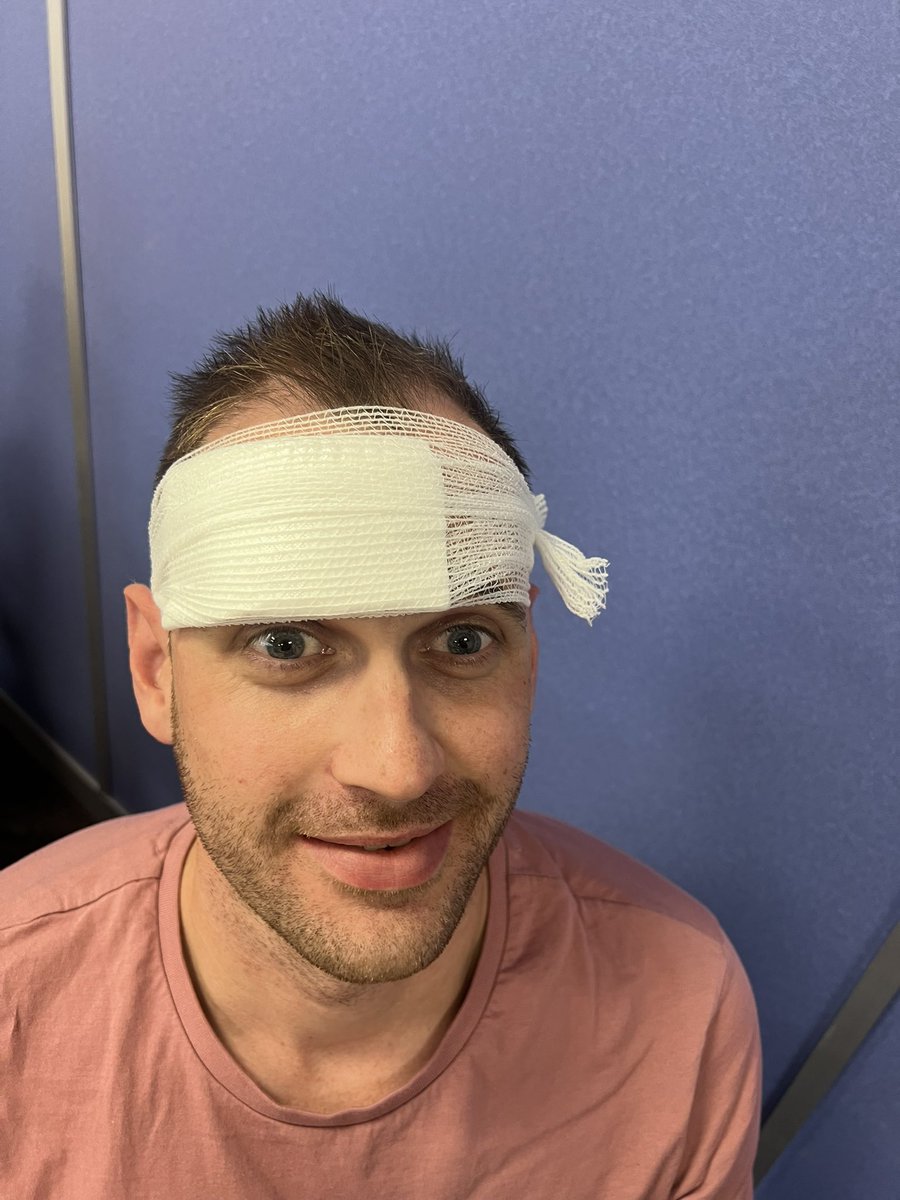 Day two and we are onto bandaging today 😂

Thank you Mr Ravenscroft for being my student 🙈

<a href="/MaestegSchool/">Maesteg School</a> <a href="/stjohnambulance/">St John Ambulance England</a> 

#firstaid #motivatedtostrive