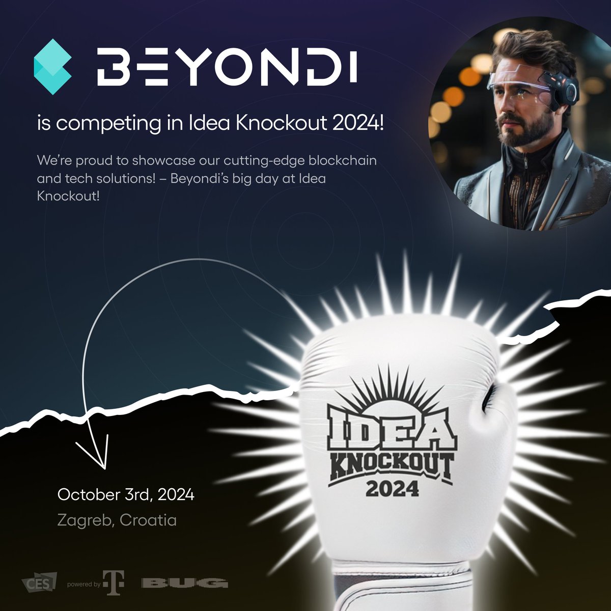 beyondiHQ's tweet photo. After 10 long years of hard work and dedication in the blockchain industry, Beyondi is competing in https://t.co/3lvhwx6Hlq, part of https://t.co/QRNw2JOn0e (International Consumer Electronics Show®)—the largest, most important, and most influential global trade show for consumer electronics, gadgets, technological innovations, and startups, held every January in Las Vegas! 💡
 
Beyondi will comprehend this opportunity as it allows us to present our groundbreaking ideas on an international stage, connect with like-minded innovators, and push the boundaries of digital transformation. 💡🚀
 
We’re especially excited to showcase MTOS (Multi-Token Operating System), our flagship project that reflects years of expertise in blockchain solutions, offering unparalleled token management and compliance features. 
Find out more about MTOS 👉 https://t.co/T1mDFWQAht
 
Idea Knockout gathers innovative companies from around the globe, and we’re looking forward to sharing our ideas, presenting our blockchain & tech solutions, connecting with other innovators, and exploring new opportunities for digital transformation. 🌍💻
 
Stay tuned for updates and wish us luck! 🍀
 
hashtag#Beyondi hashtag#IdeaKnockout2024 hashtag#Innovation hashtag#Blockchain hashtag#MTOS hashtag#TechEvent