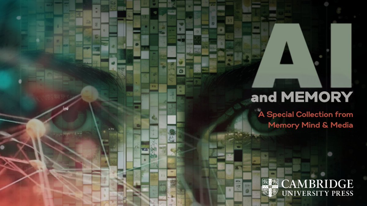 MMMJournal's tweet image. We are proud to launch the first Special Journal Collection on AI and MEMORY, edited by Andrew Hoskins, Anthony Downey &amp;amp; Amanda Lagerkvist.

We welcome proposals in the Field of AI Memory Studies, due 31st October.

Learn more &amp;gt; bit.ly/4efpyCP