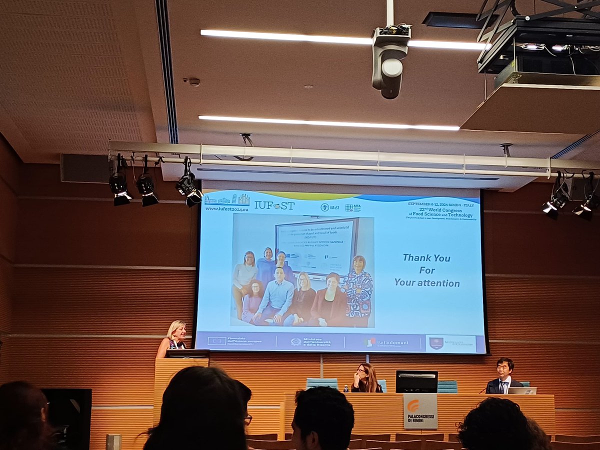 NOVELTY (@novelty_project) on Twitter photo The #Novelty_project at the 22nd World Congress of Food Science and Technology <a href="/iufost2024italy/">IUFoST2024Italy</a> , in #Rimini.
Thank you Daniela Beghelli for your presentation! The #Novelty_project at the 22nd World Congress of Food Science and Technology <a href="/iufost2024italy/">IUFoST2024Italy</a> , in #Rimini.
Thank you Daniela Beghelli for your presentation!
