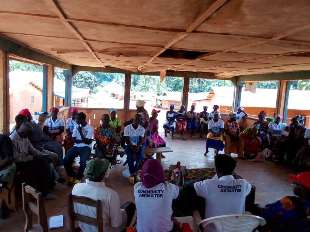 Community Welfare and Mediation Facilitators in #Penguia chiefdom #KailahunDist have met and decided to launch campaign
 to help raise
more funds to finish their community healthcare facility that kicked off last year