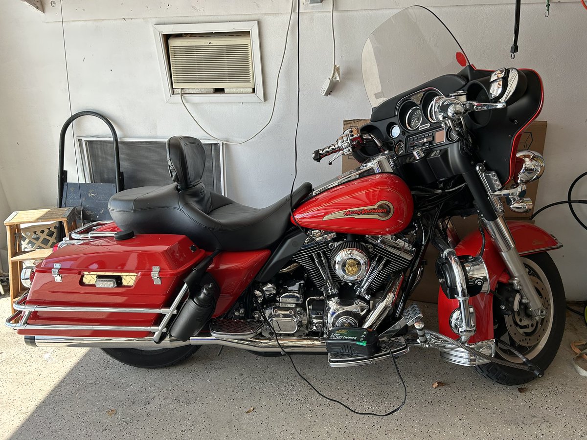 I post this picture of my old 2003 Harley on 9/11 as a tribute to the firefighters who went into the towers to save people they did not even know.  This motorcycle is a tribute to them and I carry the name of every firefighter every where I ride to honor them and their bravery!