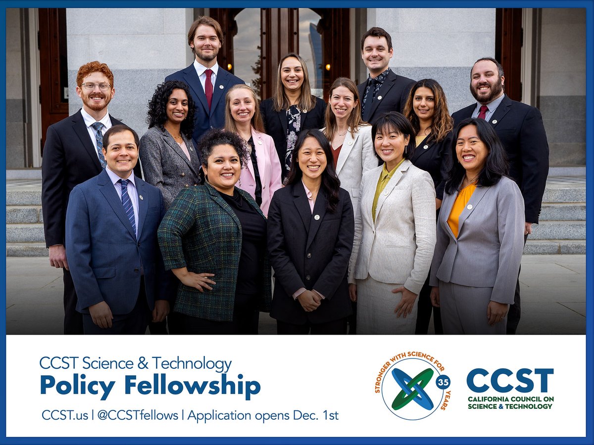 NEW: As the world’s 5th largest economy, California puts science at the forefront of policy through the CCST Science &amp; Technology Policy Fellowship. Alum Mikel Shybut invites you to start your #SciPol career in California. #SciComm

Read <a href="/scipolprograms/">Science Policy Programs</a>:
scipolprograms.org/kickstart-your…