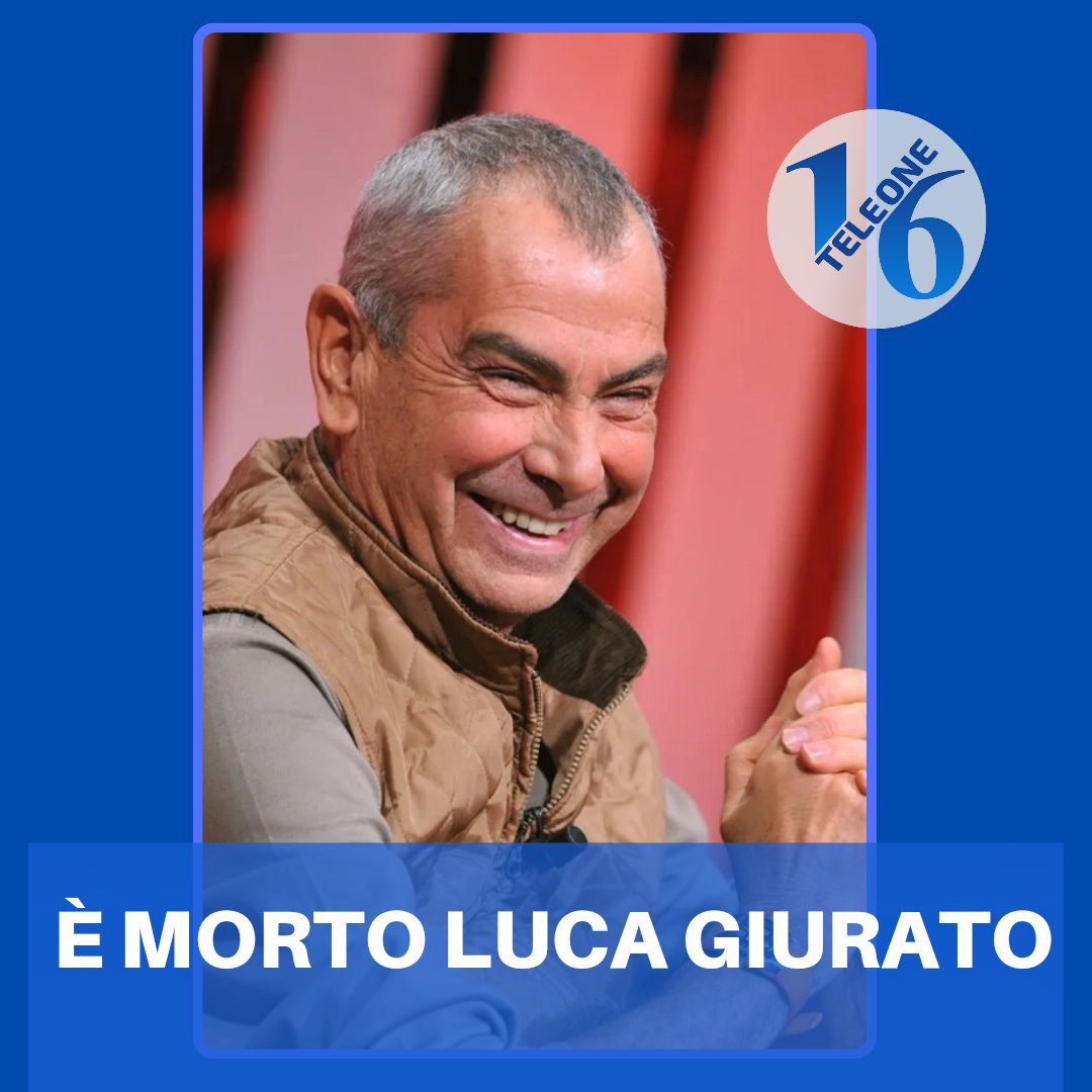 TeleOne16's tweet image. Il giornalista si trovava in vacanza al mare con la moglie, ha avuto un infarto fulminante.
Luca Giurato aveva 84 anni.
