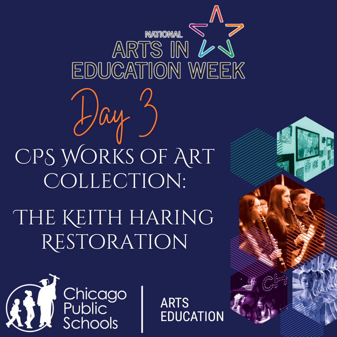 CPS_Arts's tweet image. We’ve restored the iconic Keith Haring mural at Wells Academy & 10 panels that will be sent to schools! Celebrating art history and our students' creativity. #KeithHaringCPS #ArtsEdWeek @ChiPubSchools
@TandL_CPS @IngenuityChgo @CPS_Arts