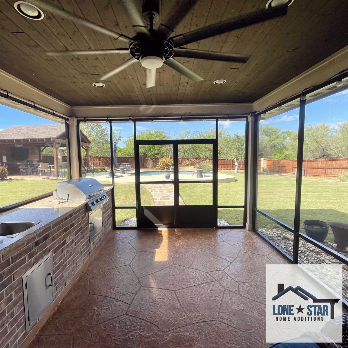 LSHomeAdditions's tweet image. Another beautiful Screen Room installation completed in Castroville, Texas. Enhance your outdoor space with a custom-designed patio enclosure today! ☀️🏠 #CastrovilleTX #PatioDesign #BeforeAndAfter 

lonestarhomeadditions.com

210-986-0628