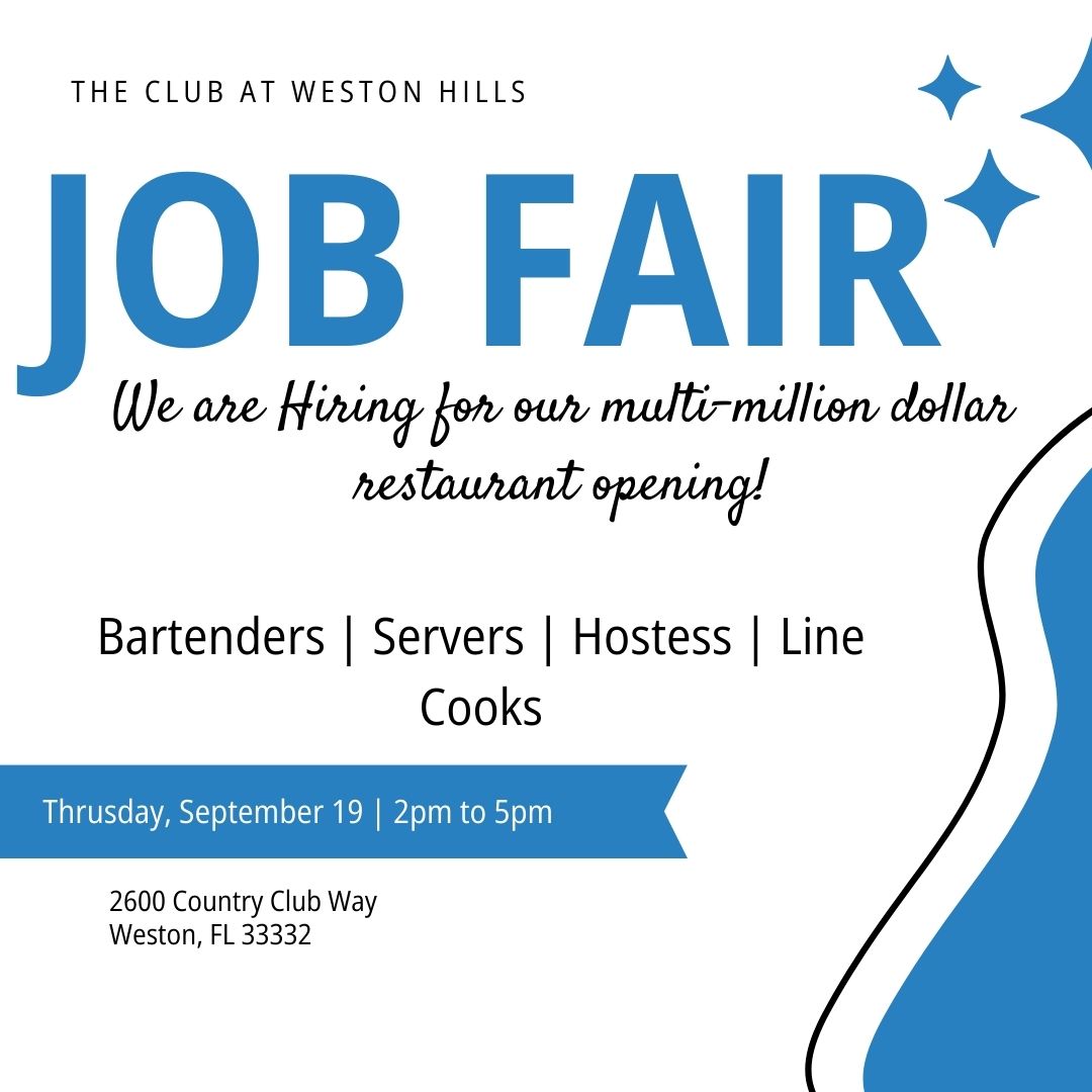 🌟 Join our job fair and become part of our amazing team for the grand re-opening of our brand new multi-million dollar restaurant! 🍽️!

#NowHiring #JobFair 🌟