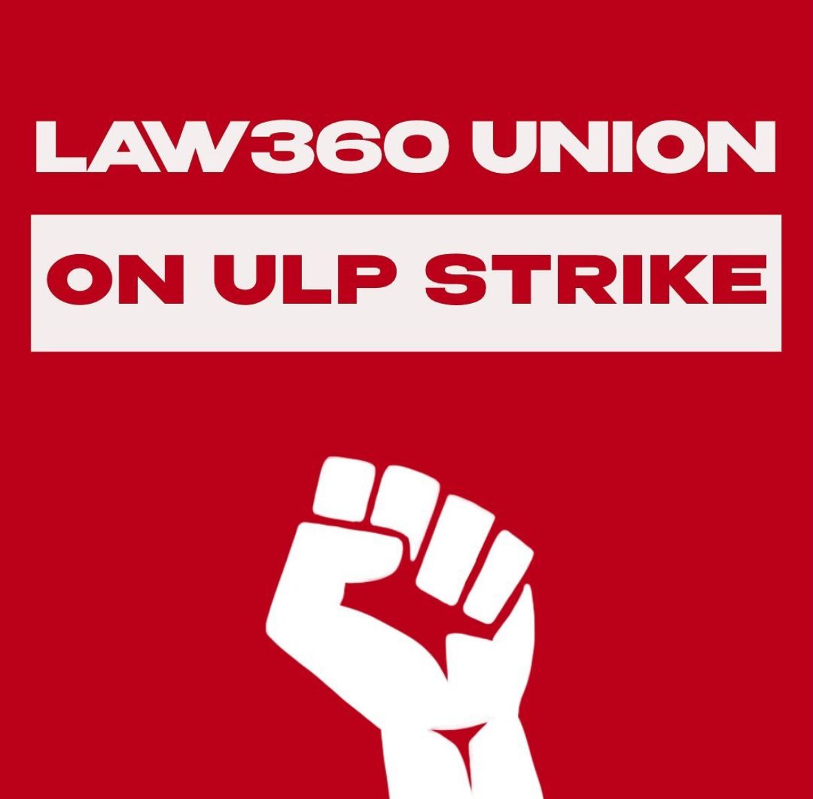 Workers at <a href="/Law360/">Law360</a> are on the second day of a ULP strike. Please don't cross our digital picket line. Don't click Law360 stories. Stand with us in demanding Law360 stop breaking labor law and reach a fair contract with <a href="/law360union/">Law360Union</a> actionnetwork.org/petitions/supp…