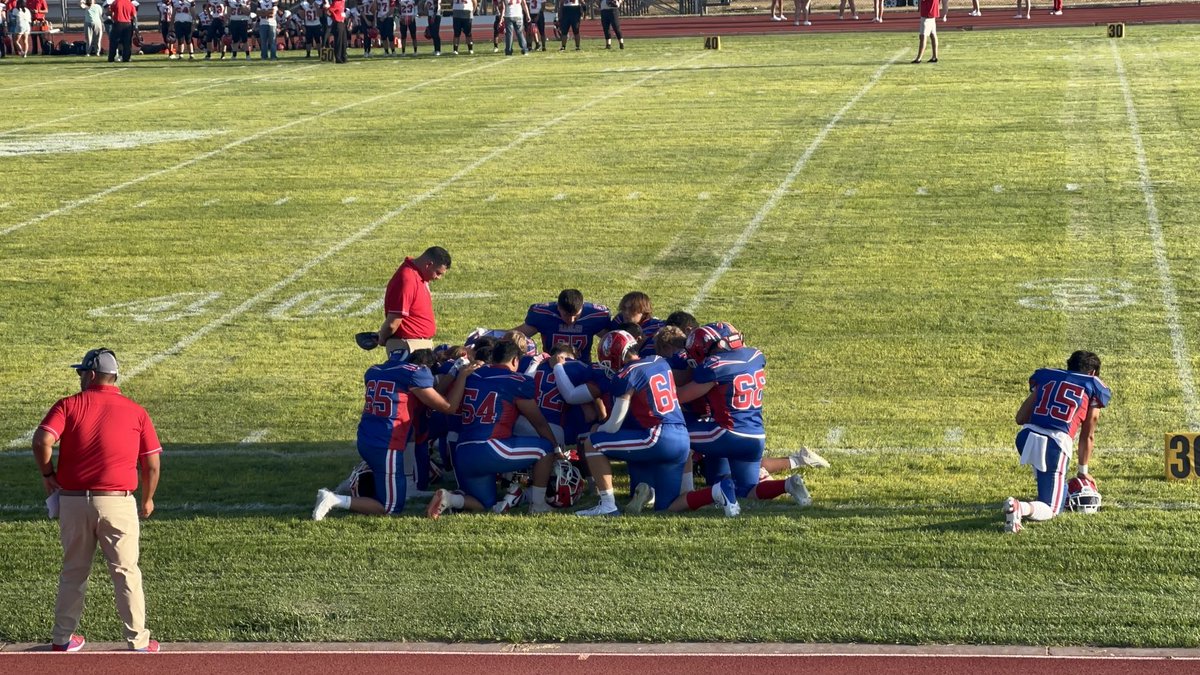For these seniors this has been the scene before every game since the 3rd grade priorities are right