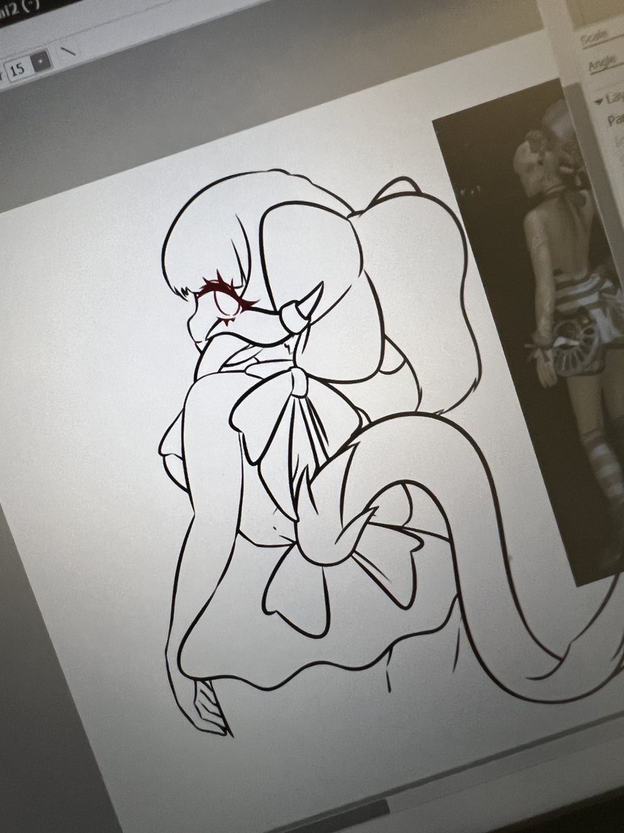 pokexe_art's tweet image. tried drawing from back wip