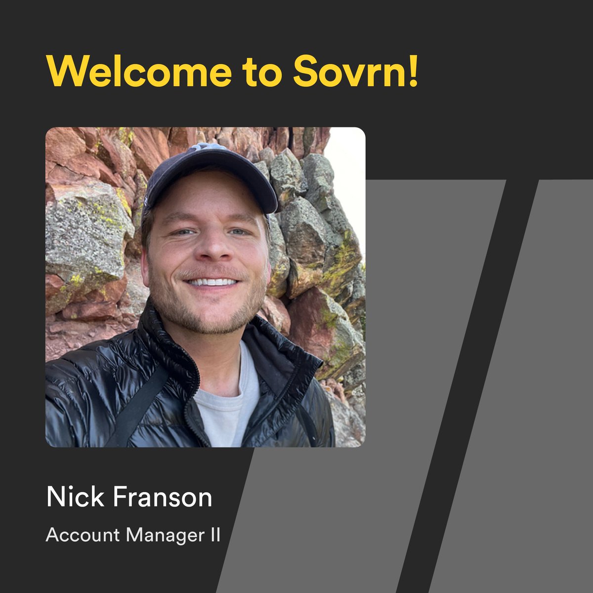 Welcome to the Sovrn team, Nick Franson! 👋

"The team is deeply passionate about their work and brings a vibrant energy to each day, making Sovrn the perfect fit for me. I’m eager to contribute to and grow with a company where both respect and excitement drive success."