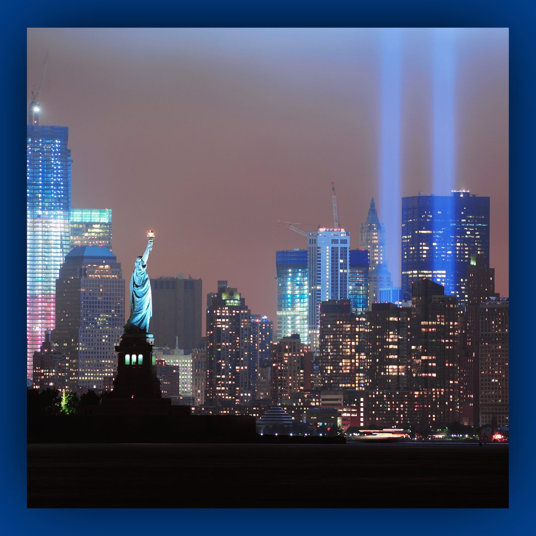 Today, on the 23rd anniversary of the September 11th terrorist attacks, we remember and honor the victims, the survivors, and the first responders who gave their lives.