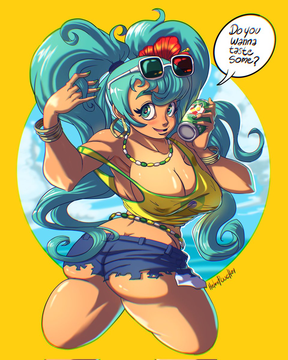 HelenPoochArt's tweet photo. When I see this trend on Twitter (accept it, nobody calls it X) I wanted to participate, but the adult life stops me to contribute, I hope it is not too late. 🙊
Do you want to taste some?
#miku #brazilianmiku #machateo #Helenpoochart #fanart #digitalart https://t.co/PMu9OPw036