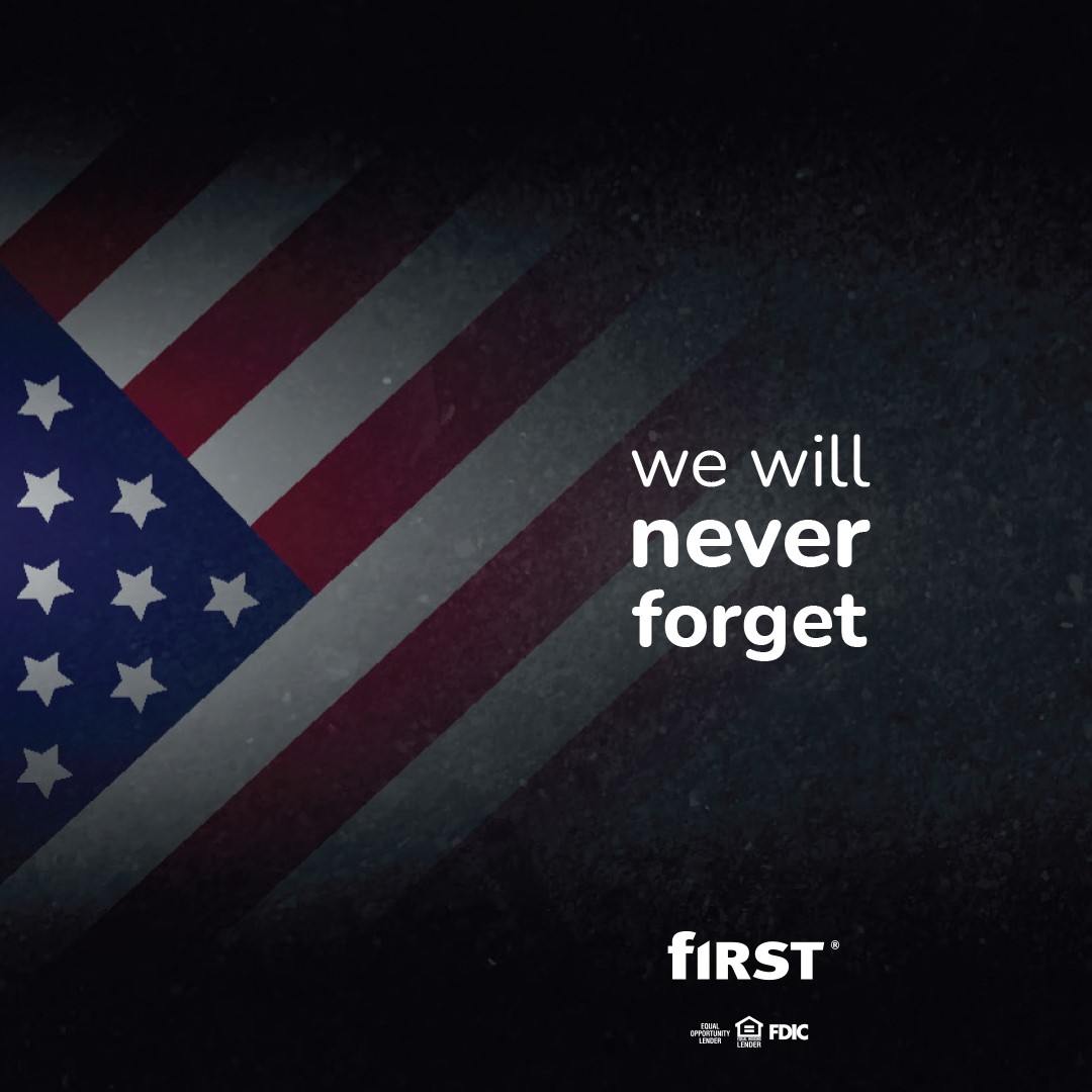 Today, we pause to remember and honor the lives lost on September 11th.
#bankatfirst #NeverForget
---
First Financial Bank. Member FDIC.