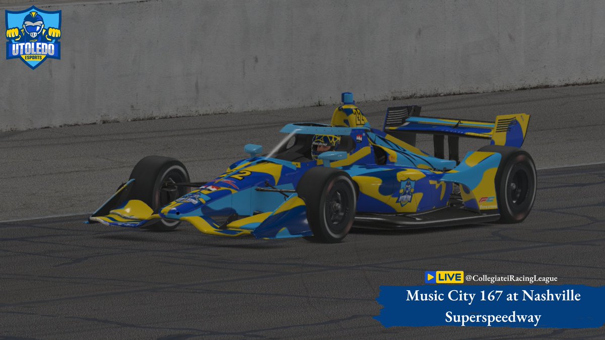 UToledoEsports's tweet image. It&apos;s race day!!

Make sure to come support Toledo tonight at Nashville superspeedway!

@CollegeiRacing  will be broadcasting it on their youtube.